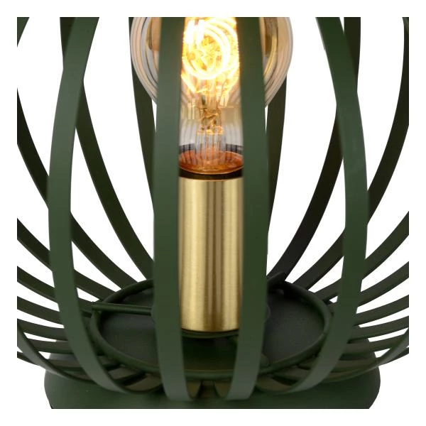 Lucide MANUELA - Lámpara de mesa - Ø 25,5 cm - 1xE27 - Verde - detalle 2